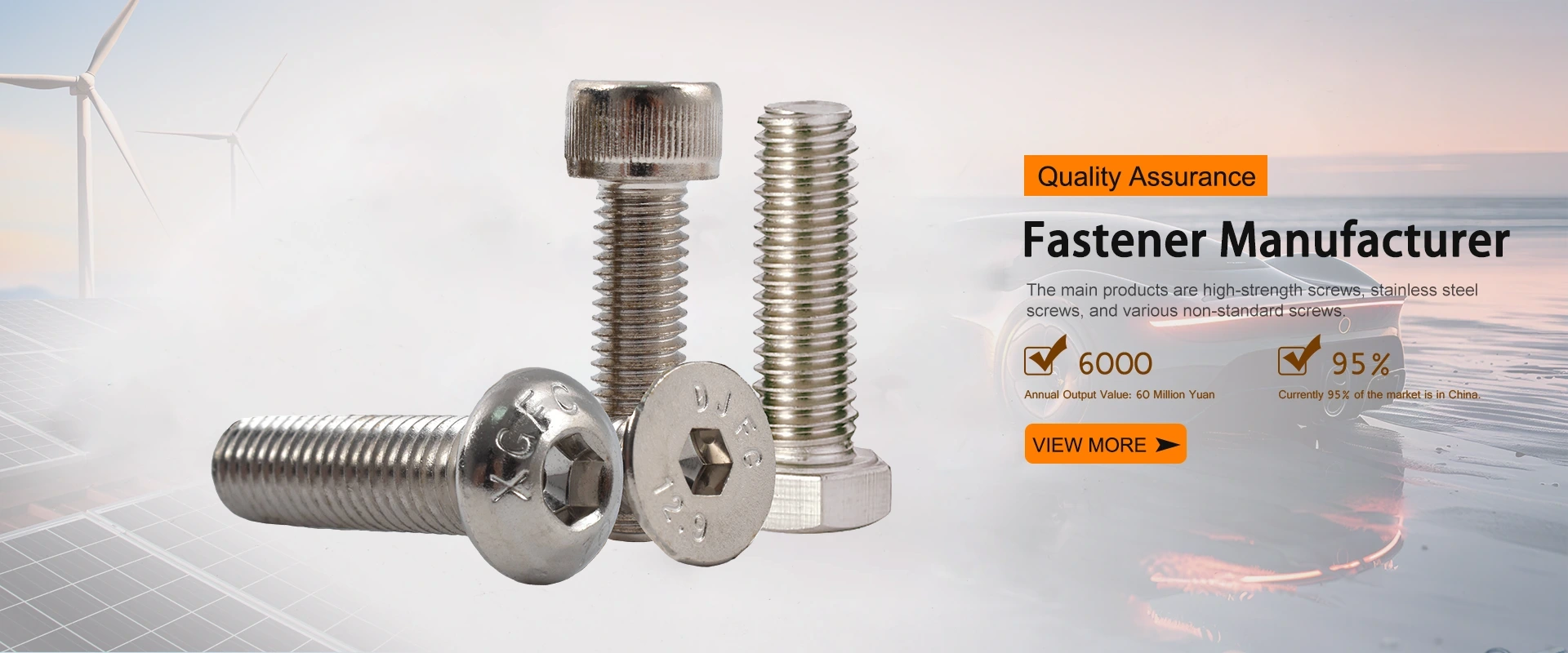 Mataas na kalidad na hexagon head bolt