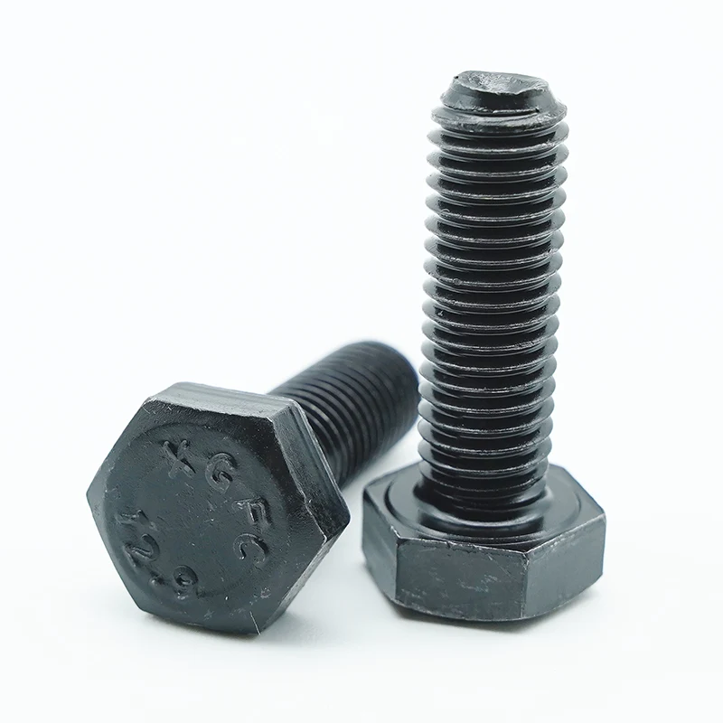 Itim na oxide hex head bolts