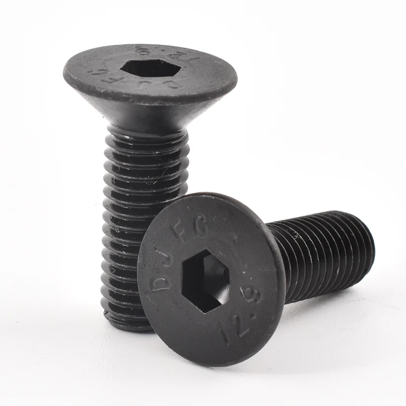 Itim na oxide hex socket countersunk head cap screws
