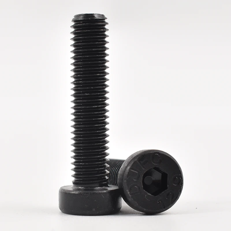 Itim na oxide hex socket manipis na head cap screws
