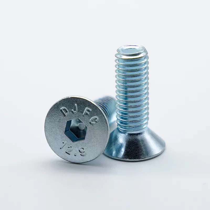 Baitang 12.9 galvanized hex socket countersunk head cap screws