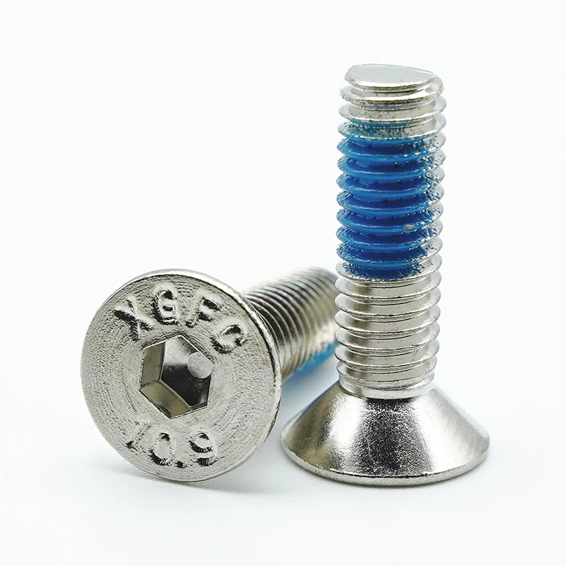 Ang nikel-plated at malagkit na hex socket countersunk head cap screws