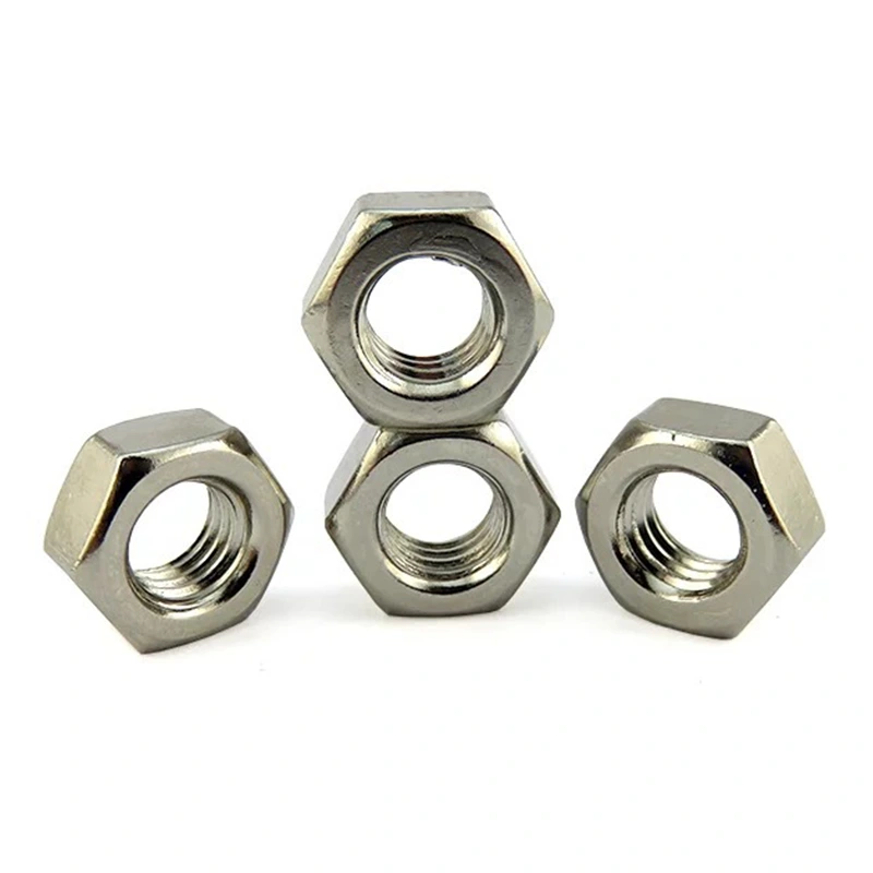 Nikel-plated hex nuts