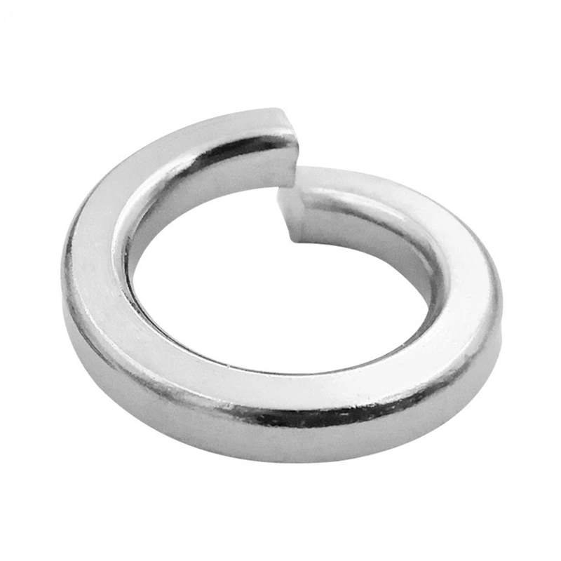 Nickel-plated solong coil spring lock washers